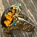 Art nouveau sterling silver ring — view 10 of 15