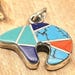 Vintage sterling silver pendant — view 10 of 20