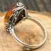 Art nouveau sterling silver ring — view 7 of 10