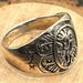 Vintage sterling silver signet ring — view 8 of 18