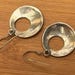 Vintage sterling silver hoop earrings — view 9 of 10