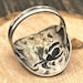 Art nouveau sterling silver ring — view 8 of 10