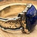 Mid century sterling silver ring, israel hallmark — view 7 of 10