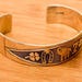 Vintage sterling silver cuff, mexico hallmark — view 6 of 10