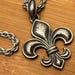 Antique sterling silver pendant — view 1 of 9