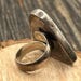 Vintage Charles Albert sterling silver ring, Charles Albert hallmark — view 3 of 10