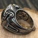 1920s Samuel B. Behnam (Behnam Jewelry Corp) sterling silver ring, bjc hallmark — view 5 of 10