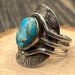 Vintage sterling silver ring, india hallmark — view 6 of 10