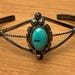 Vintage Marie B. sterling silver cuff, Marie B. hallmark — view 3 of 10