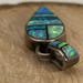 Vintage Charlie Bowie sterling silver pendant, cb hallmark — view 4 of 19