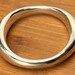Art deco sterling silver bangle — view 3 of 10