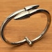 Vintage sterling silver bangle — view 9 of 20