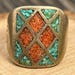 Antique sterling silver signet ring — view 2 of 16