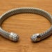 Vintage sterling silver cuff — view 7 of 10