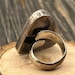 Vintage Charles Albert sterling silver ring, Charles Albert hallmark — view 4 of 10