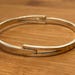 Mid century sterling silver bangle — view 3 of 10