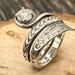 Antique sterling silver ring, israel hallmark — view 1 of 10
