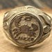 Vintage sterling silver signet ring — view 9 of 15