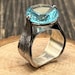 Vintage sterling silver ring, israel hallmark — view 17 of 20