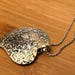Artie Yellowhorse sterling silver pendant, Artie Yellowhorse hallmark — view 3 of 9