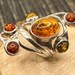 Art nouveau sterling silver ring — view 1 of 10