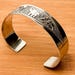 Vintage sterling silver cuff, mexico hallmark — view 2 of 10