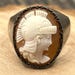 Antique sterling silver ring — view 12 of 19