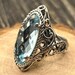 Vintage Carolyn Pollack sterling silver ring, cp hallmark — view 7 of 10