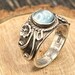 Art nouveau sterling silver ring — view 2 of 18