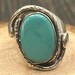Jude Candelaria sterling silver ring, jude c zuni hallmark — view 2 of 10