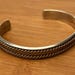 Vintage sterling silver cuff, mexico hallmark — view 3 of 9