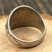 1920s sterling silver signet ring — view 4 of 8