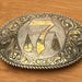 Vintage sterling silver belt buckle — view 9 of 10