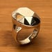 Vintage sterling silver ring, italy hallmark — view 1 of 9