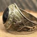 Mid century sterling silver signet ring — view 11 of 19