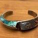 Vintage sterling silver cuff — view 15 of 20