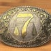 Vintage sterling silver belt buckle — view 1 of 10