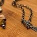 Antique sterling silver pendant — view 7 of 10