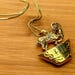 Vintage sterling silver pendant, italy hallmark — view 1 of 5