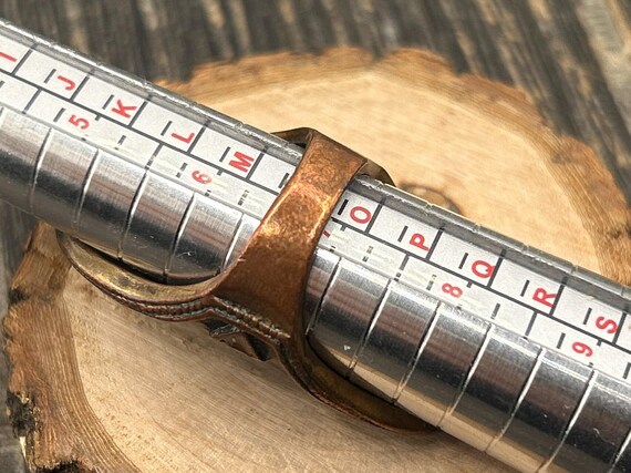 Moroccan Style Ring, Copper & Amber Ring, Tribal … - image 9