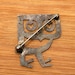 1970s sterling silver brooch — view 2 of 3
