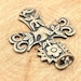 Vintage sterling silver pendant — view 4 of 19