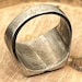 Vintage sterling silver signet ring — view 7 of 10