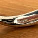 Art deco sterling silver bangle — view 8 of 10