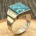 Vintage Robert Sherman sterling silver signet ring, r sherman hallmark — view 1 of 14