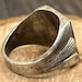Vintage sterling silver signet ring — view 3 of 10