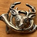 Mid century sterling silver belt buckle — view 9 of 10