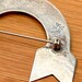 Sterling silver brooch — view 4 of 5