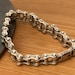 Vintage sterling silver bracelet, mexico hallmark — view 3 of 10