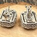 Vintage sterling silver earrings — view 6 of 10
